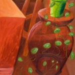 oil on paper, 30" x 22"