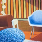 completed oil on canvas, 30' x 30"